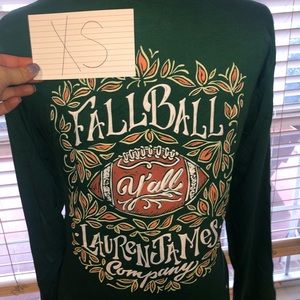 Lauren James green long sleeve shirt (xSmall)